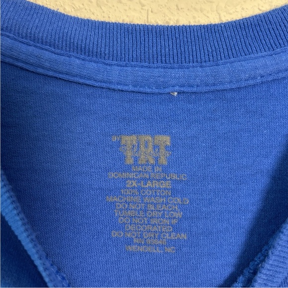 Duke Blue Devils Lacrosse TRT T-Shirt Men’s 2XL Blue Short Sleeve Double Sided - Picture 4 of 10